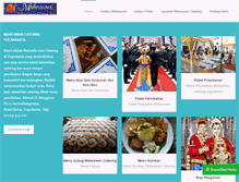 Tablet Screenshot of maheswaricatering.com